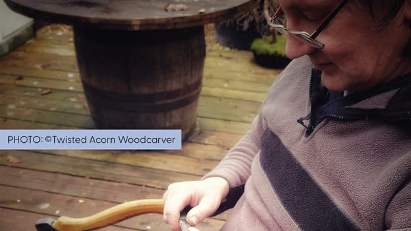 Twisted Acorn Woodcarver