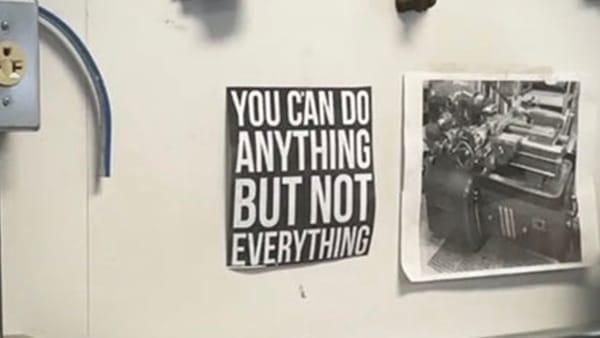 You Can Do Anything - Not Everything.